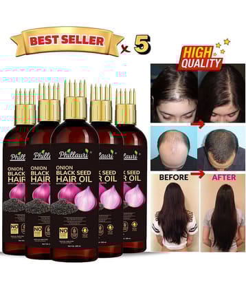 Phillauri - Anti Hair Fall Bhringraj Oil 500 ml ( Pack of 5 )