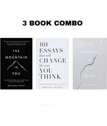 The Mountain Is You + 101 Essays That Will Change The Way You Think + The Strength in our Scars
