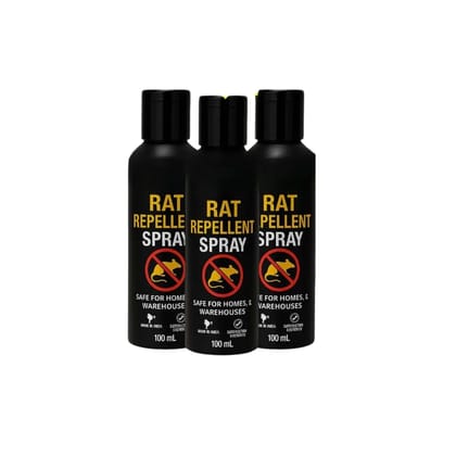 Rat Repellent Spray, cent, 100 ml, No-Kill Formula, Safe for Homes and Warehouses, Pack of 3 Rat Repellent Spray, cent, 100 ml, No-Kill Formula, Safe for Homes and Warehouses, Pack of 3
