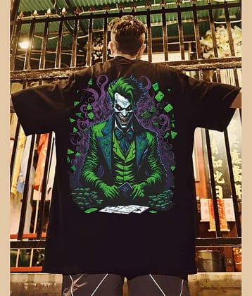 BUKKL Men Cotton Oversized Fit Printed T-Shirt ( Multicolor7 )