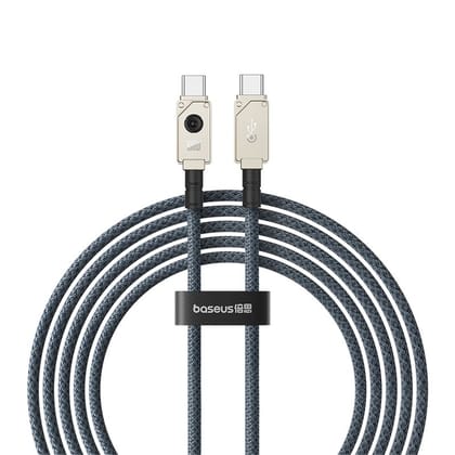 Baseus Unbreakable Series Fast Charging Data Cable  Type-C to Type-C-P10355800111-00-2M / White
