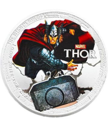 skonline - Marvel THOR Avengers Iron  Man 30gm UNC 1 Numismatic Coins