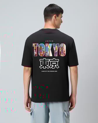 Tokyo Black Oversized T-shirt