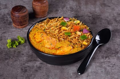Creamy Chicken Tikka Rice Bowl