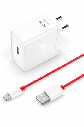 80 W SuperVOOC 9 A Wall Charger for Mobile with Detachable Cable (Compatible For One plus 11/11R/10/10 Pro/9/9 Pro/ 9R/ 8/ 8T/7/Nord/Ce 2,2T, Cable Included) 80 W SuperVOOC 9 A Wall Charger for Mobile with Detachable Cable (Compatible For One plus 11/11R/10/10 Pro/9/9 Pro/ 9R/ 8/ 8T/7/Nord/Ce 2,2T, Cable Included)