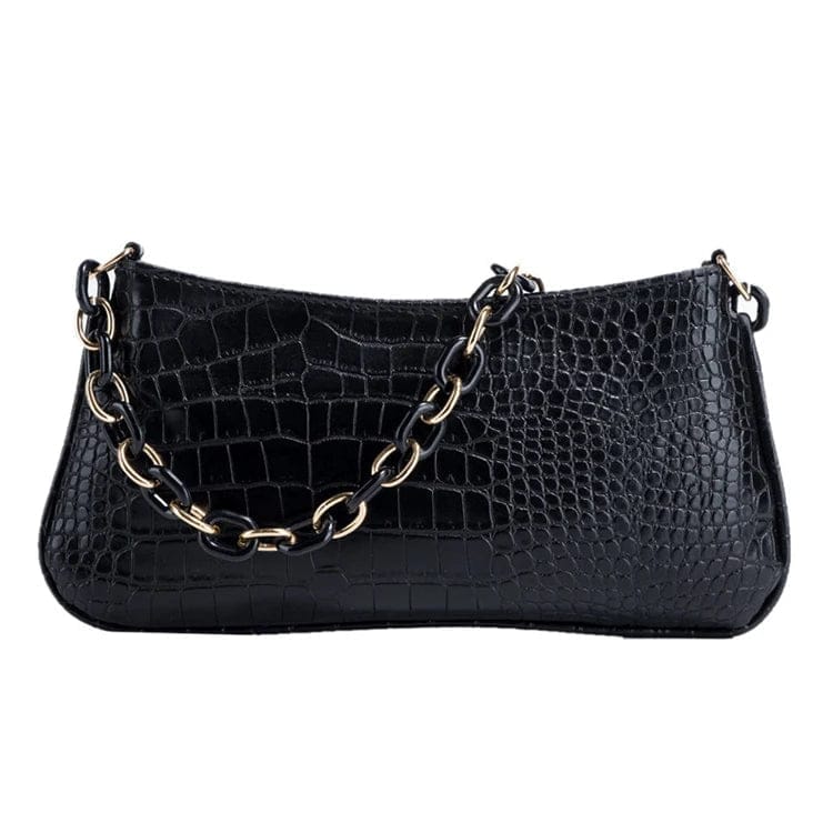 Luxury Crocodile Pattern Crossbody Bags Mini Pu Leather Shoulder Bag Women Chain Designer Armpit Bags Female Phone Handbags
