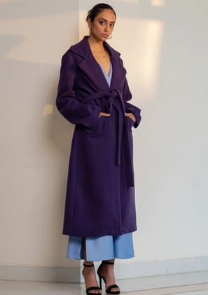 Melody Coat-Purple / M
