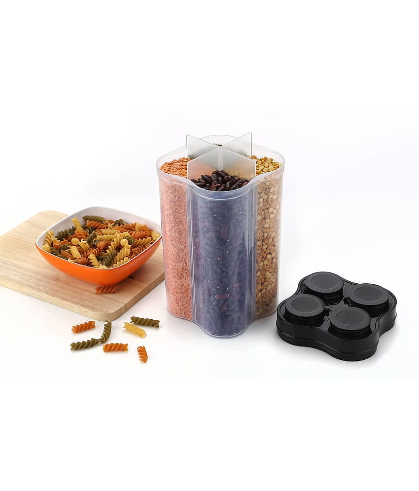 Analog kitchenware - Black Polyproplene Spice Container ( Pack of 1 )