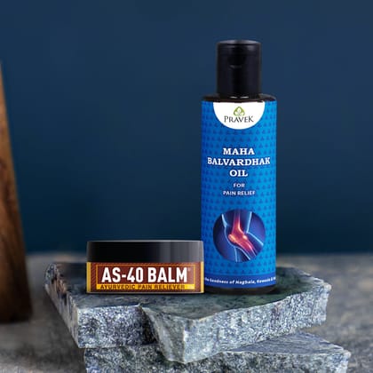 Pain Relief Combo-Balm 25 Gram + Oil 100 ML