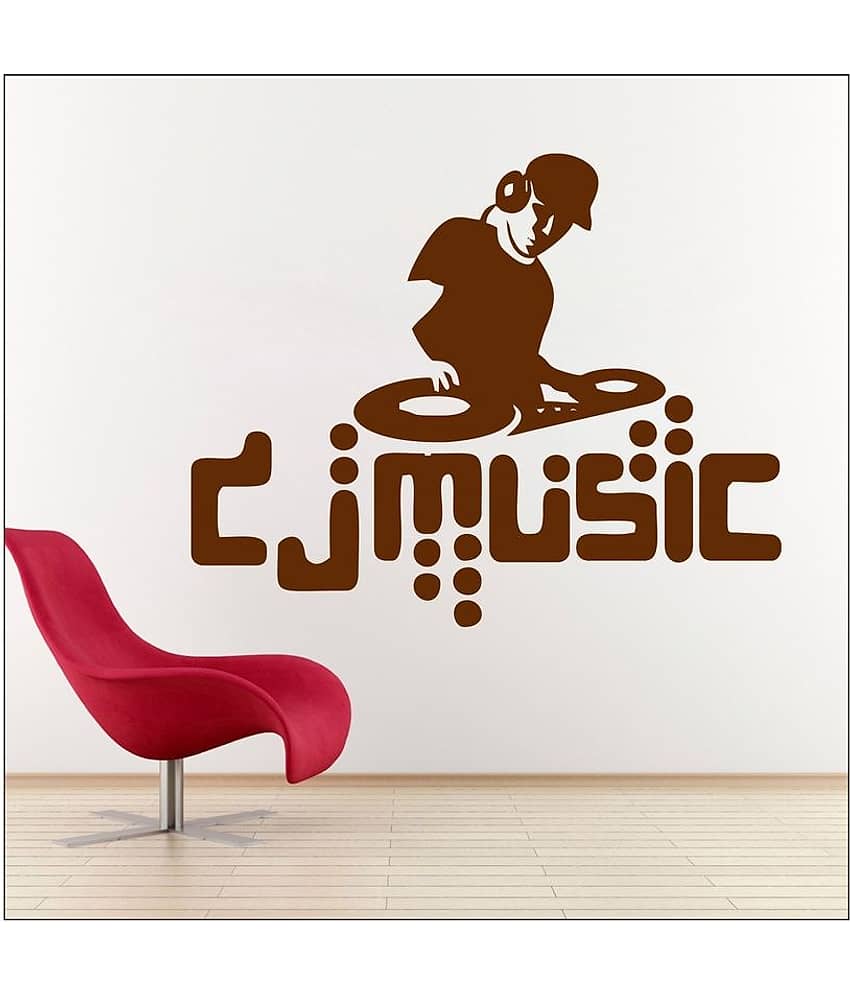 Decor Villa DJ Music PVC Wall Stickers
