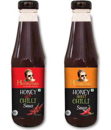 honeyman Hot & Sweet Chili Sauce 340 g Pack of 2