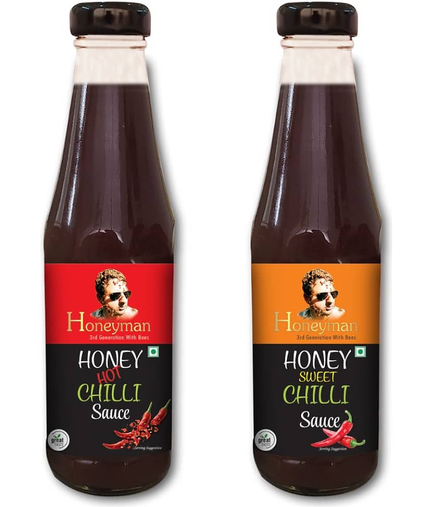 honeyman Hot & Sweet Chili Sauce 340 g Pack of 2