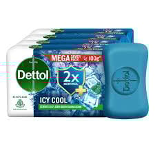 DETTOL ICY COOL SOAP 4*100GM
