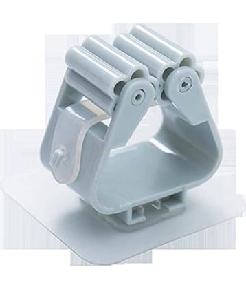 Wall Mounted Shelf Organizer Hook Broom Holder Hanger(Pack of 1)