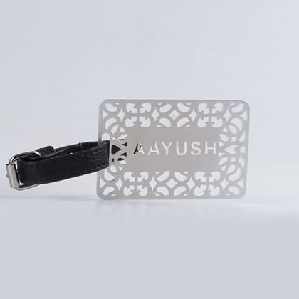 Silver Luggage Tag