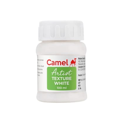 Camel Texture White - Acrylic Texture Paste for 3D Effects - Choose-100ML / 523915