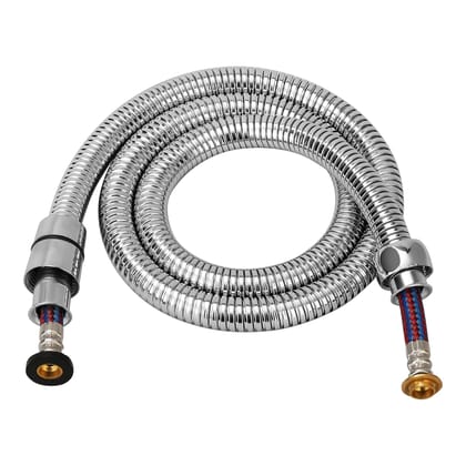 Orvos Shower hose pull out, Stainless steel outer hose, with nylon braided inner tube, 1.5 meter, for hand showers and health faucets in high end luxury bathrooms