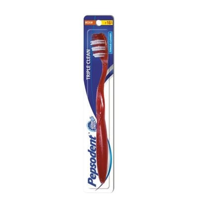 Pepsodent Toothbrush Triple Clean Medium