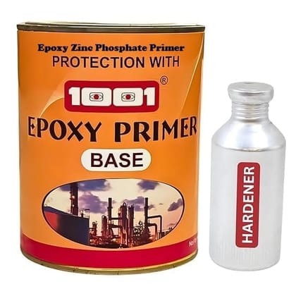 1001 Epoxy Zinc Phosphate Primer, 2Pack for use on tank exteriors, equipment, pipelines, structural steel, mild steel, metal surfaces etc. -1 Ltr. 1001 Epoxy Zinc Phosphate Primer, 2Pack for use on tank exteriors, equipment, pipelines, structural steel, mild steel, metal surfaces etc. -1 Ltr.
