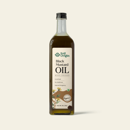 Wood-Pressed Black Mustard Oil