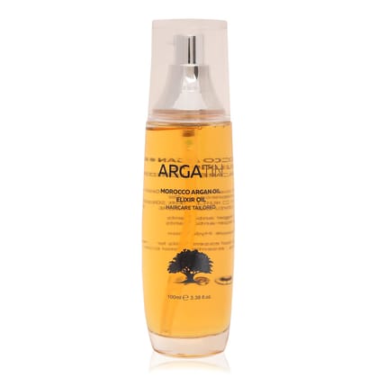 Argatin Morocco Argan Oil Elixir For Hair Growth | Organic Pure Cold-Pressed | Straight, Silky And Shining Hair | Sulphate & Paraben Free All Hair Type Healthy 100Ml