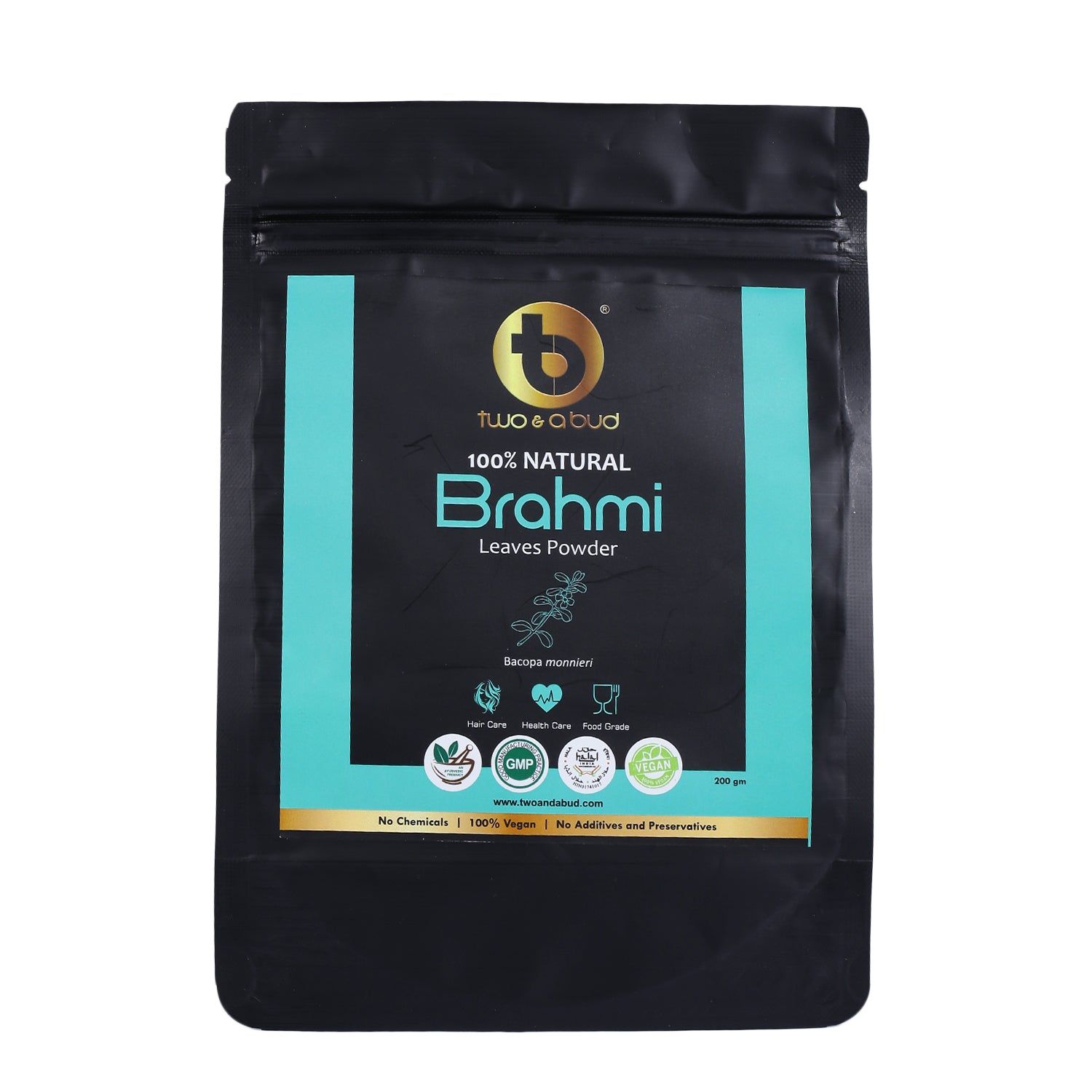 100% Natural Brahmi Leaves Powder ( 200g )-Pack of 1