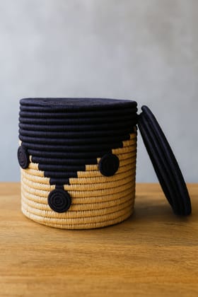 Tiger Grass Designed Laundry Basket