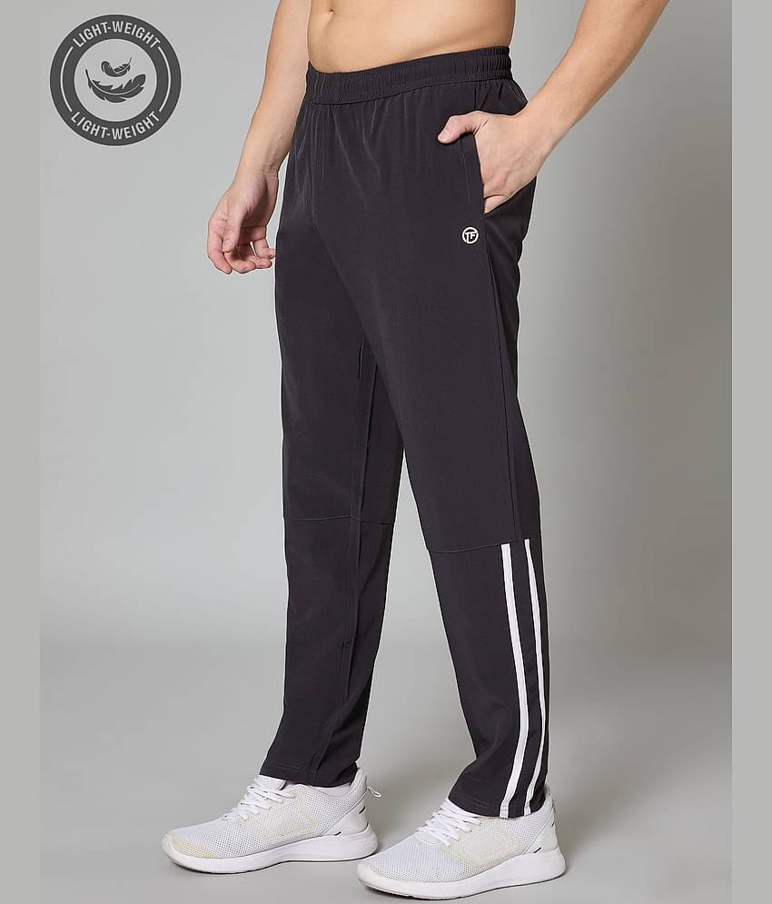 Turnfit Grey Polyester Men's Sports Trackpants ( Pack of 1 )