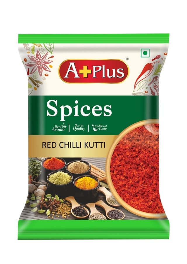 Aplus Kuti Lal Mirch 100gm(pouch)