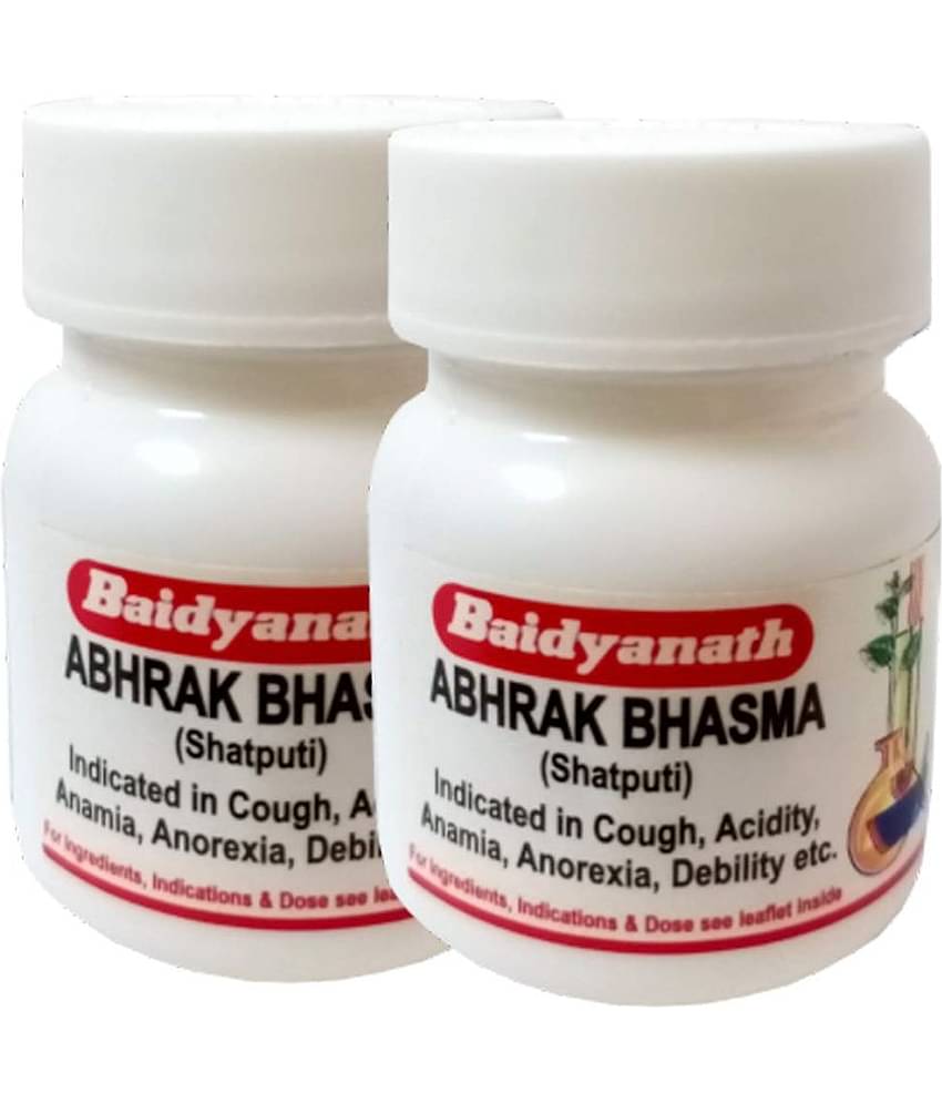 Baidyanath Abhrak Bhasma (Shatputi) Powder 1 Gm Pack of 2