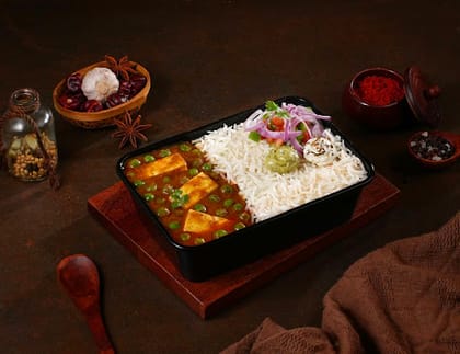 Matar Paneer Rice Bowl