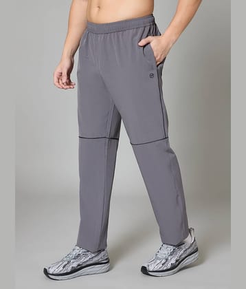 Turnfit Grey Polyester Men's Sports Trackpants ( Pack of 1 )