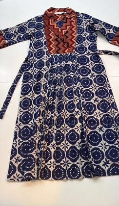 Handloom cotton dabu block print