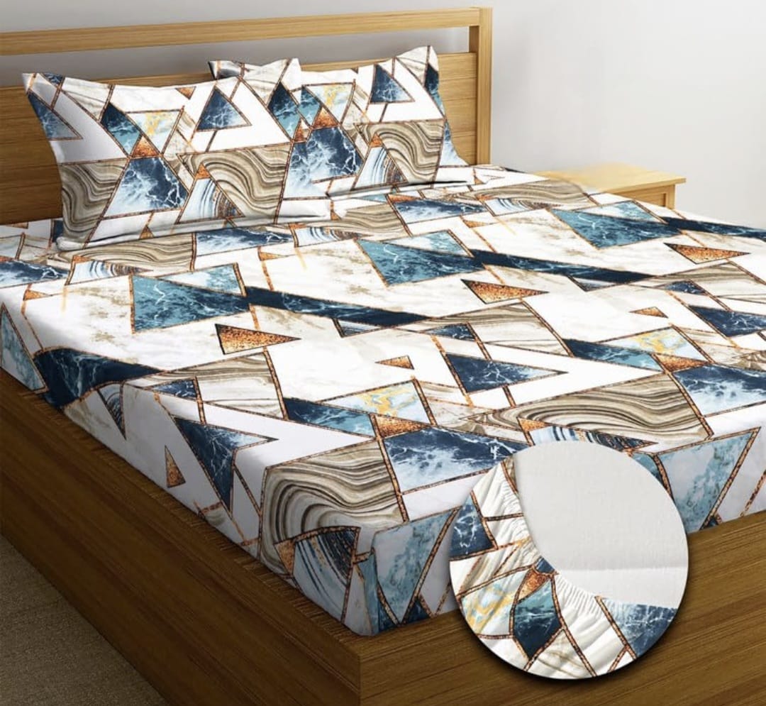 Fitted Glace Cotton Bedsheets double bed comfort to your bedroom with our 90x100 size