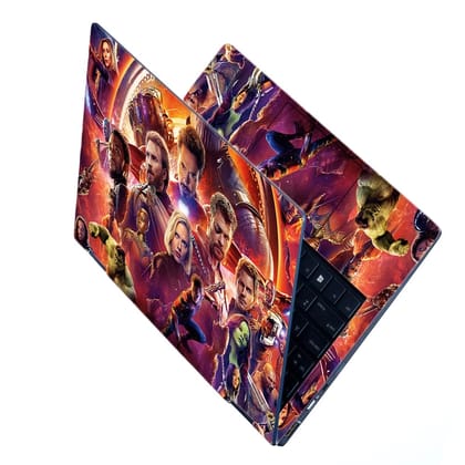 Adefex Full Body Laptop Skin Stickers Decal Cover for All Models - Avengers ANM-3