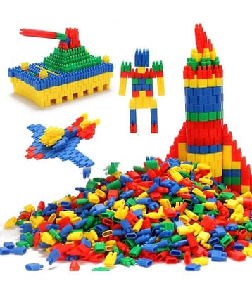 Fratelli Bulet Puzzle Blocks Educational Building Bulet Blocks for Kids above 3 Years, BIS Approved (150pcs Creative Blocks)