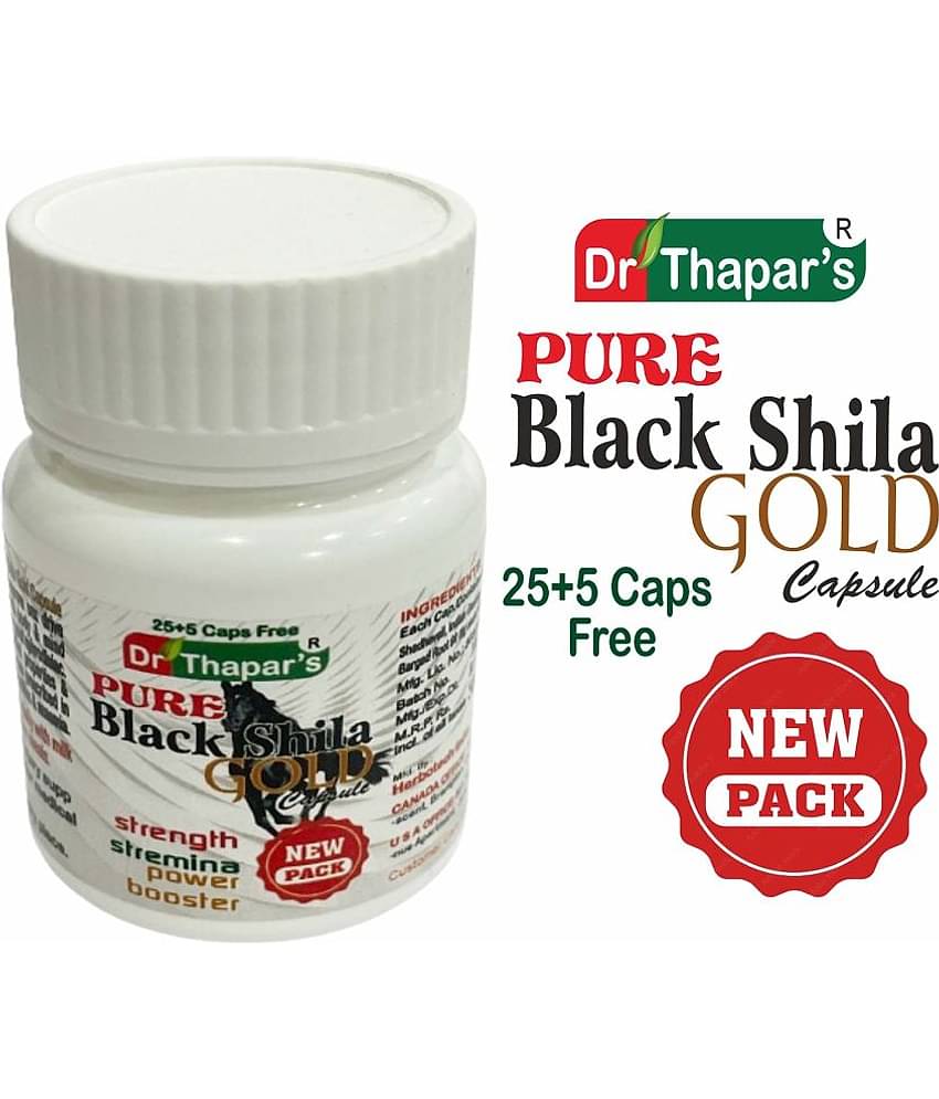 Dr. Thapar's Black Shila GOLD FULL POWER Capsule 25+5 FREE