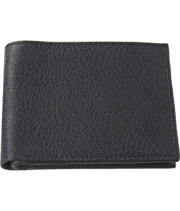 Clock21 - Black Leather Men's Regular Wallet ( Pack of 1 )