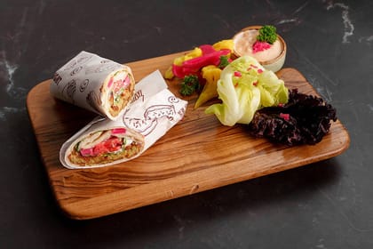 Falafel Shawarma Roll