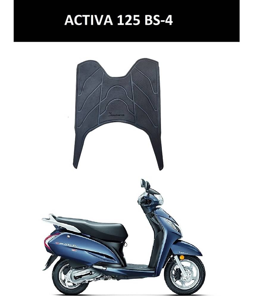 Autoxygen Anti skid Scooter/Scooty Foot Mat Rubber Floor Mat Accessories for Honda Activa 125 BS-4