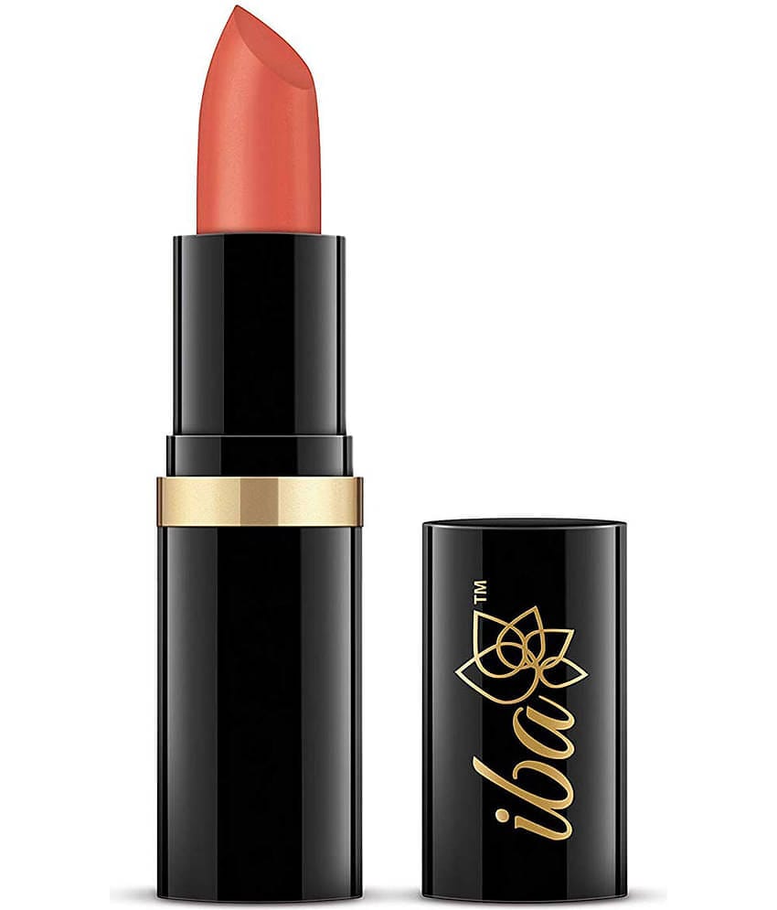 Iba Pure Lips Moisturizing Lipstick Shade A55 Peach Sparkle, 4g , Highly Pigmentated (Pack of 1)