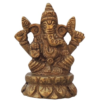 Brass Showpiece Ganesh Ji (BSMAS1003 G)