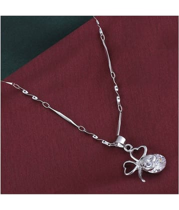 Silver Shine - Silver Pendant ( Pack of 1 )