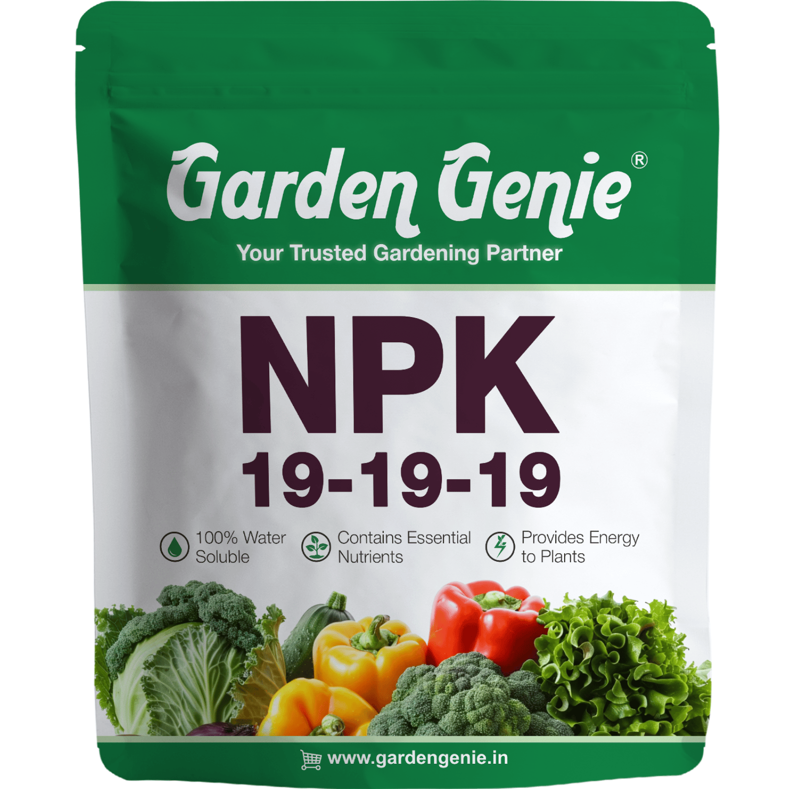 Garden Genie Npk 19 19 19 Fertilizer For Plants 800g I 100% Water Soluble I Complete Plant Food For Gardening, Growth Boost and Flowering, Powder