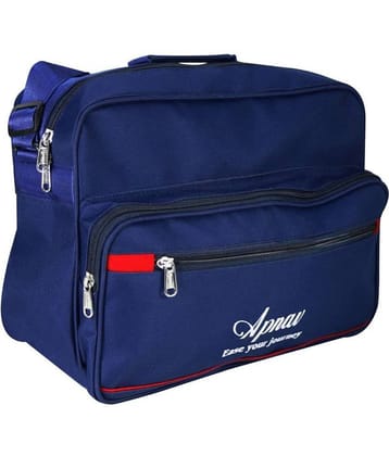 Apnav - Blue Solid Messenger Bag