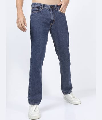 Highlander Straight Solid Men's Jeans - Blue ( Pack of 1 )