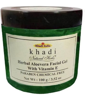 Khadi Aloevera Facial Gel with Vitamin E Cleanser 100 gm