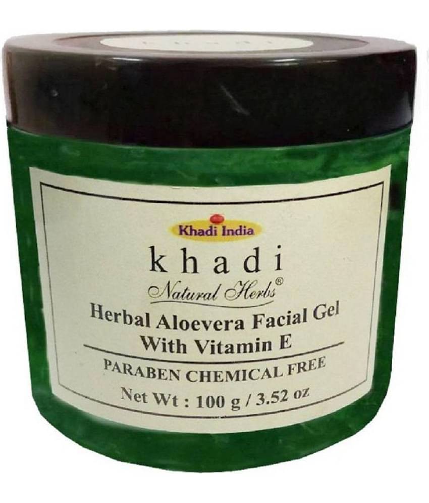 Khadi Aloevera Facial Gel with Vitamin E Cleanser 100 gm