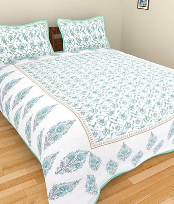 Uniqchoice Cotton Double Bedsheet ( Multi )