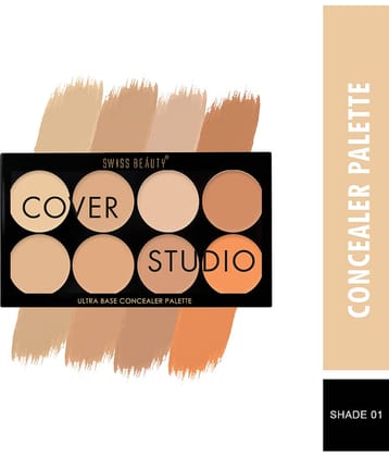 Swiss Beatuy Ultra Base Concealer Palette (Shade-01), 16gm
